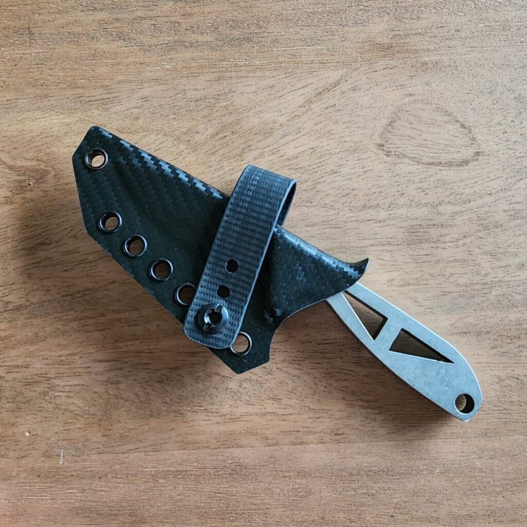Bradford Knives G Necker (Elmax) w/ Armatus Carry Solutions sheath upgrade – gallery image 5