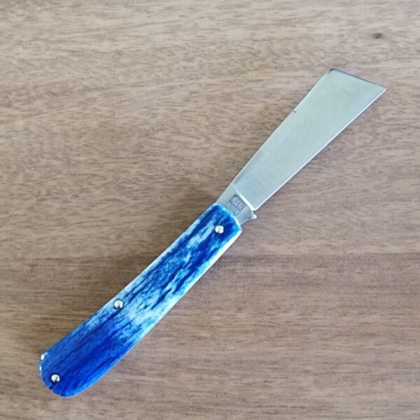 Titusville TSA Exclusive Olympic Blue Giraffe Bone Big Easy Cotton Sampler Shadow Pattern 1095 Carbon W/ Long Pull 1 of 6 knives for sale