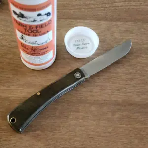 Great Eastern Cutlery #715121 Green Linen Micarta knife for sale