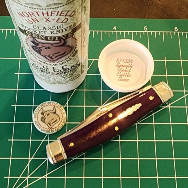 Great Eastern Cutlery #811224 Smooth Violet Cattle Bone – gallery image 1