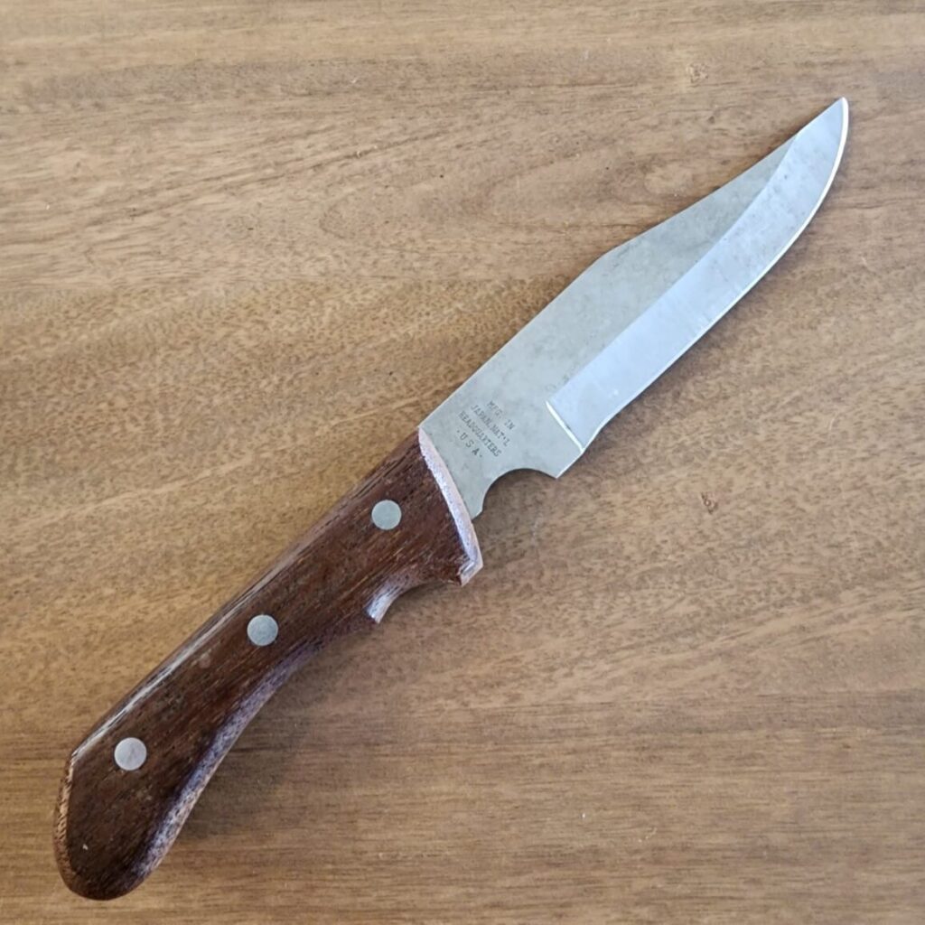 Precision Hollow Ground Fine SS MFG in Japlan Nat'l Headquarters USA Fixed Blade – gallery image 4