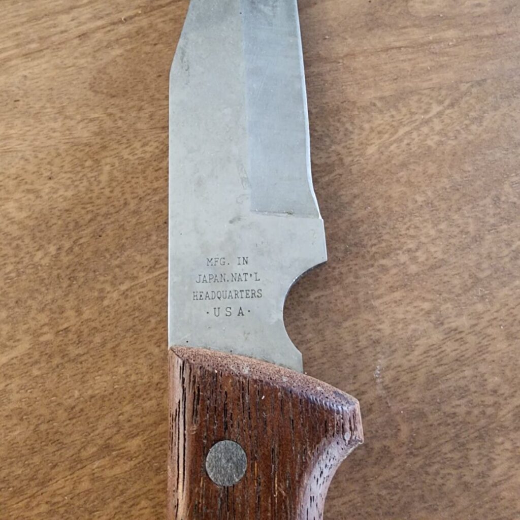 Precision Hollow Ground Fine SS MFG in Japlan Nat'l Headquarters USA Fixed Blade – gallery image 2