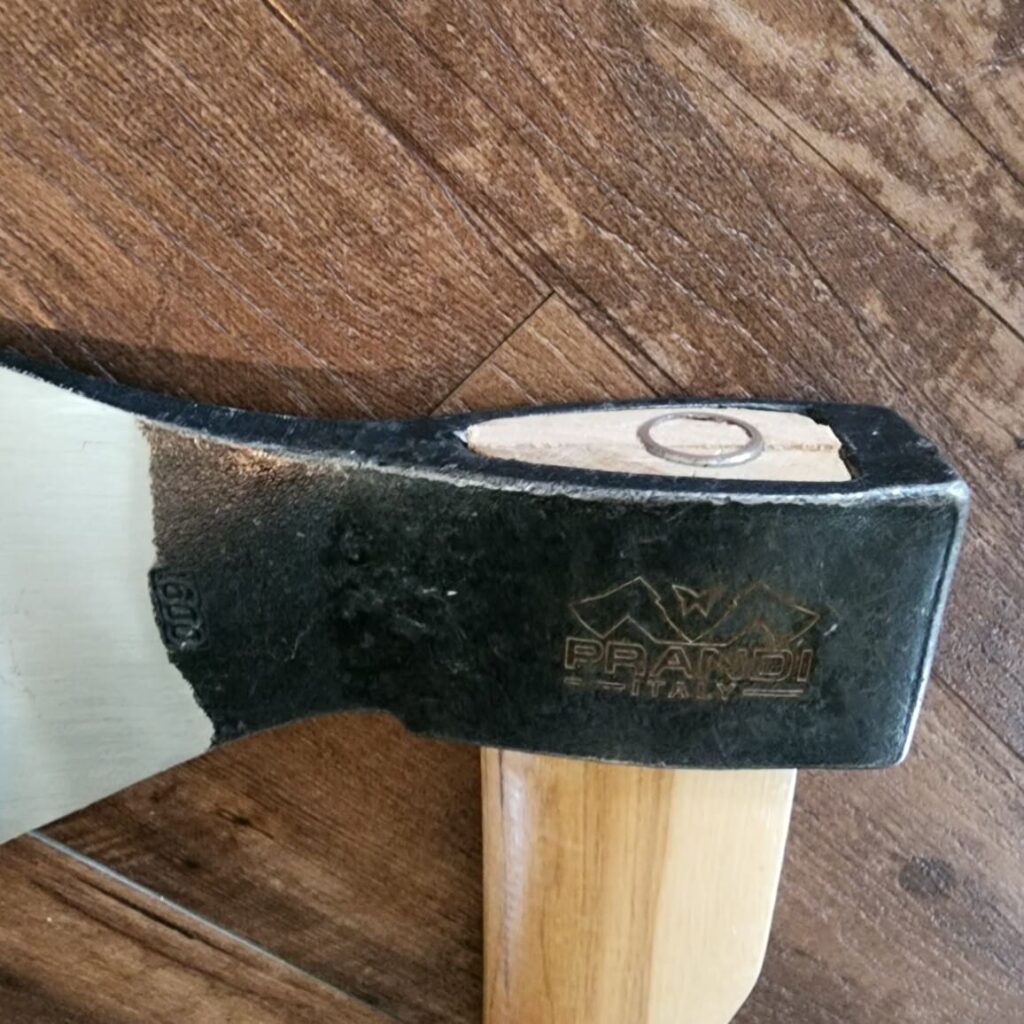 Prandi 1116T Germany Style Axe Partially Polished Blade with Hickory Handle knife for sale