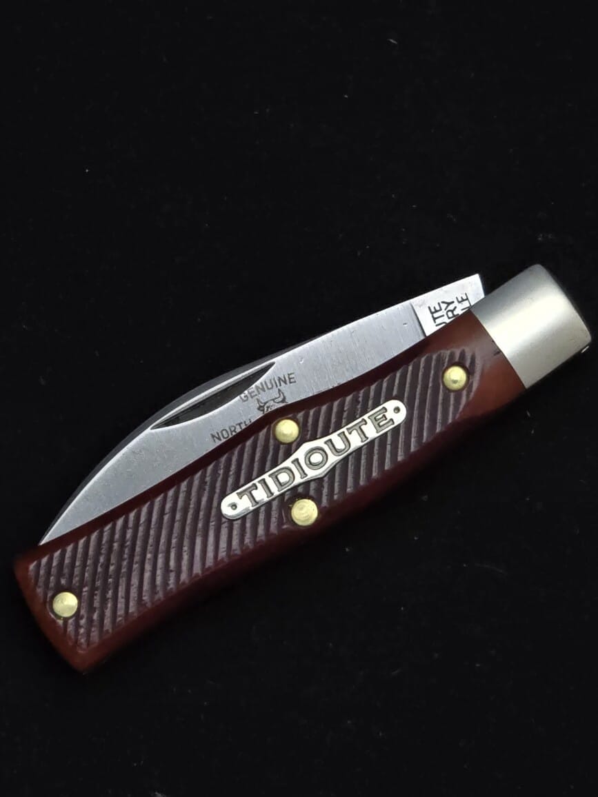 Great Eastern Cutlery #220124 Burnt Orange Sawcut Bone PROTOTYPE – gallery image 5