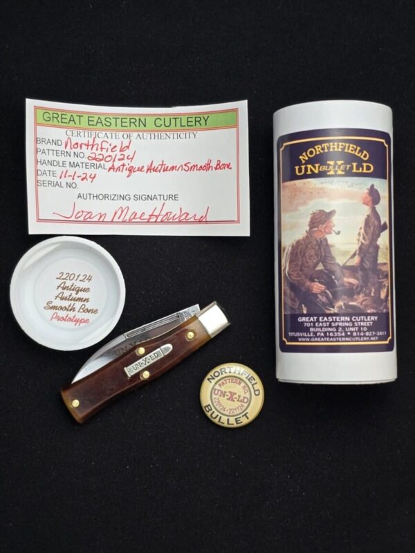 Great Eastern Cutlery #220124 Antique Autumn Smooth Bone PROTOTYPE – gallery image 1