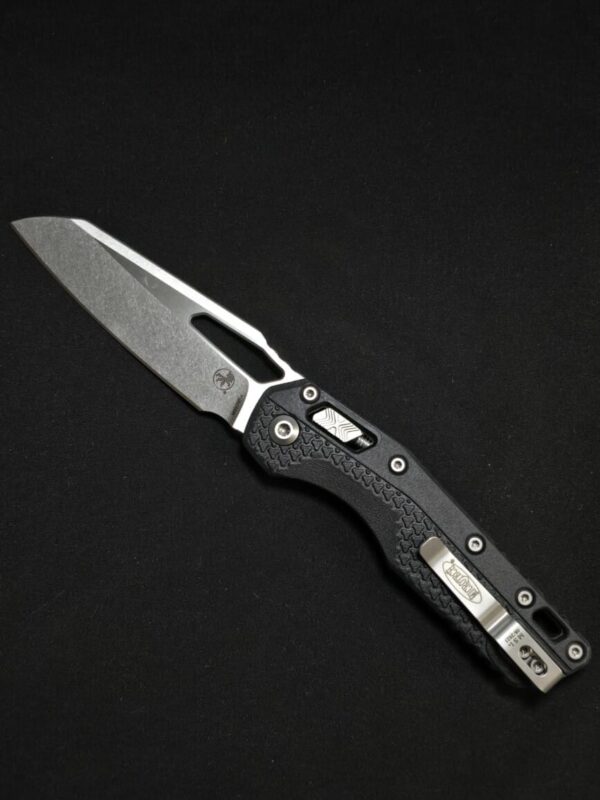 Microtech USA MSI S/E Tri-grip Polymer Black Stonewash Standard 210T-10 PMBK 08/2023 – gallery image 1