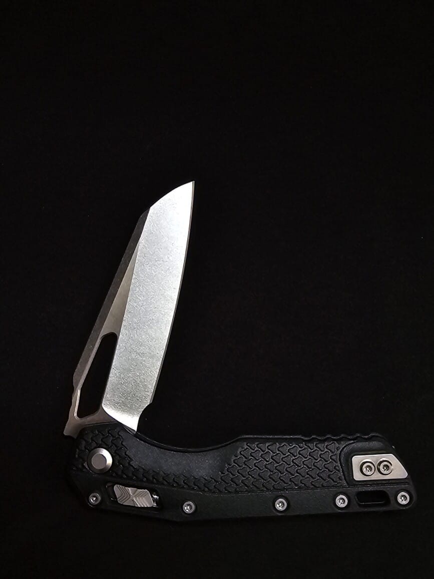 Microtech USA MSI S/E Tri-grip Polymer Black Stonewash Standard 210T-10 PMBK 08/2023 – gallery image 4