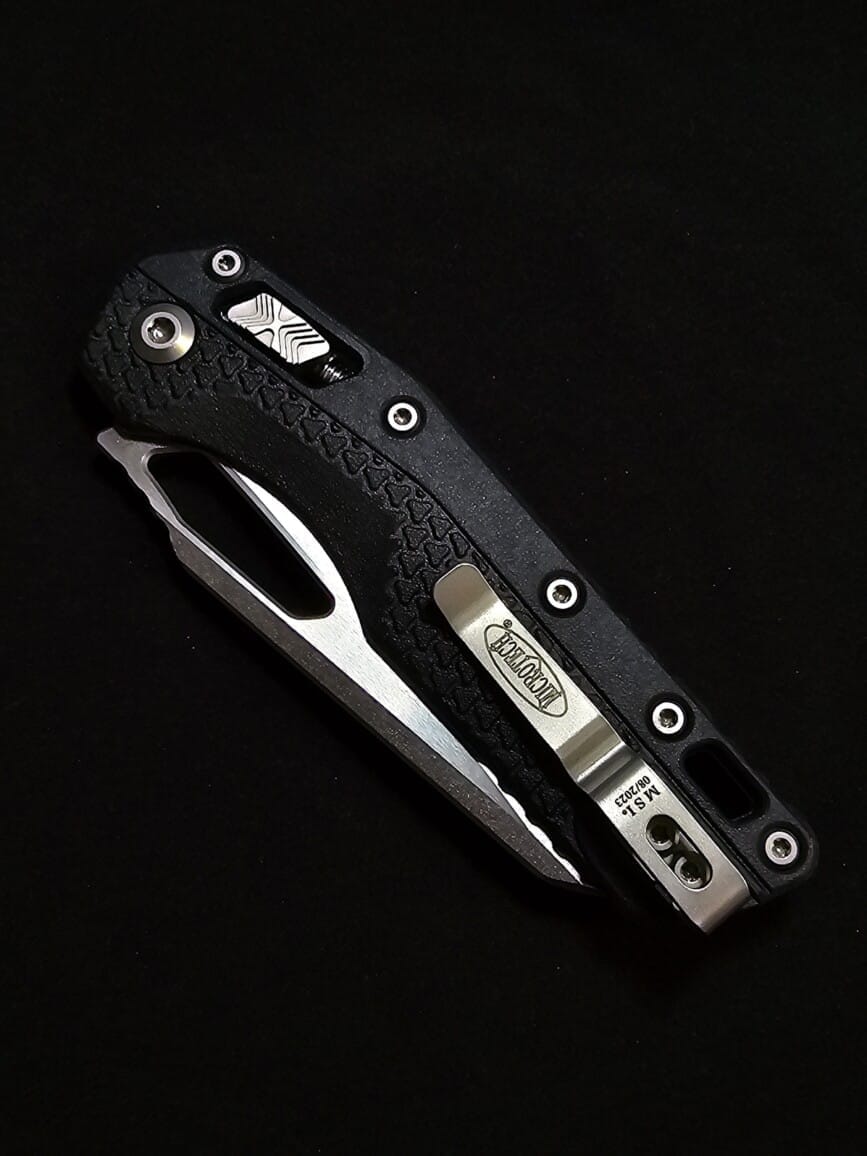 Microtech USA MSI S/E Tri-grip Polymer Black Stonewash Standard 210T-10 PMBK 08/2023 – gallery image 6