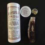 Great Eastern Cutlery #470124 Purple Sage Horsecut India Bone knife for sale