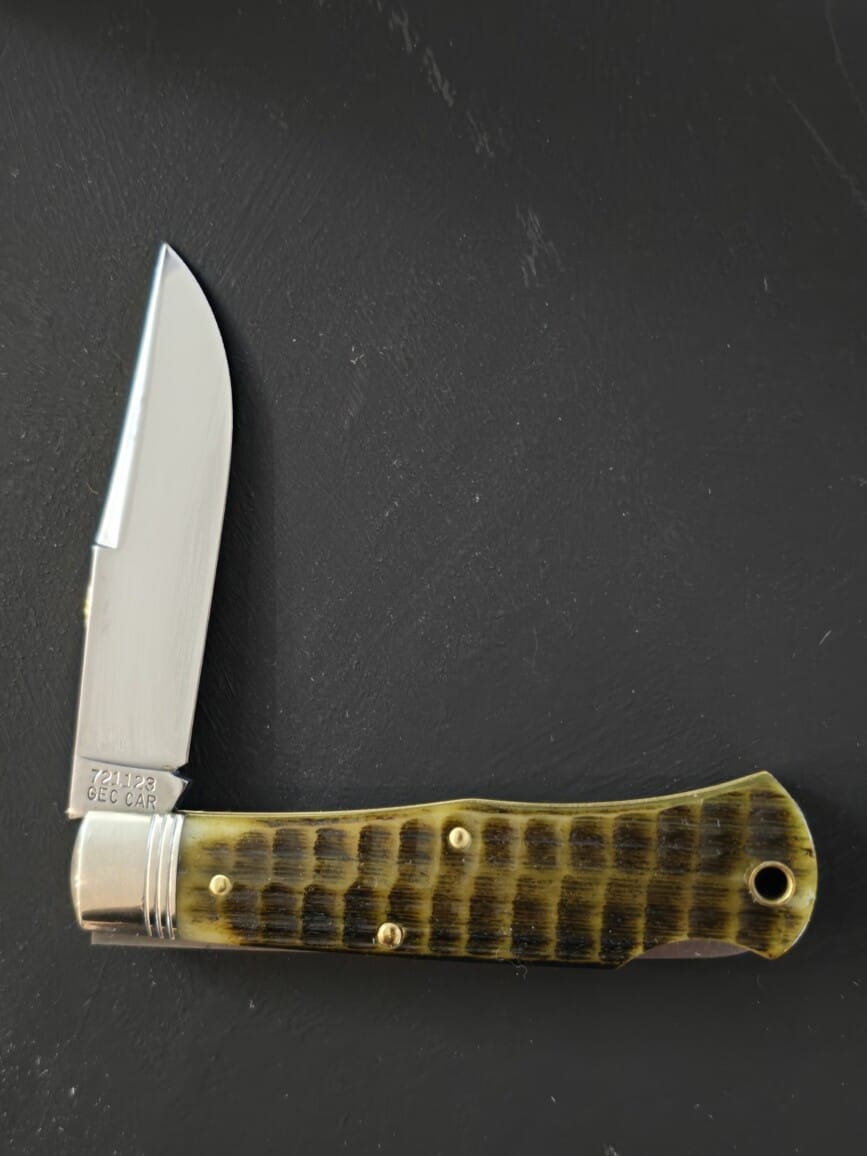 Great Eastern Cutlery #721123 LB C Green Jigged Bone – gallery image 4