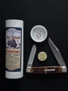 Great Eastern Cutlery #811224 Dark Chestnut Jigged Bone