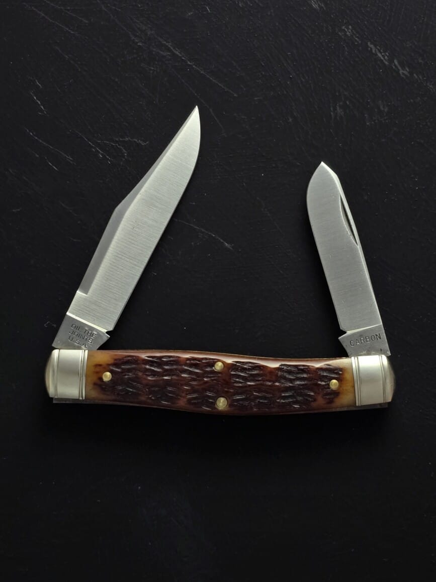 Great Eastern Cutlery #811224 Dark Chestnut Jigged Bone – gallery image 3