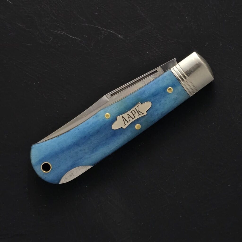 Great Eastern Cutlery #721123 LB Smooth Blue Bone 1 of 115 SFO for AAPK – gallery image 2