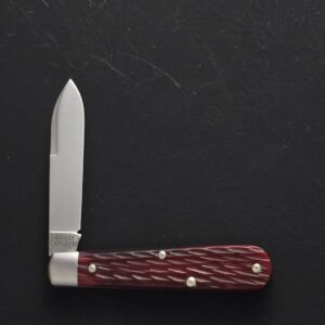 Great Eastern Cutlery #142116 Rust Red Jigged Bone