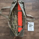 Axe and Utility Waxed Canvis Bag by Straight Grain Supply knives for sale