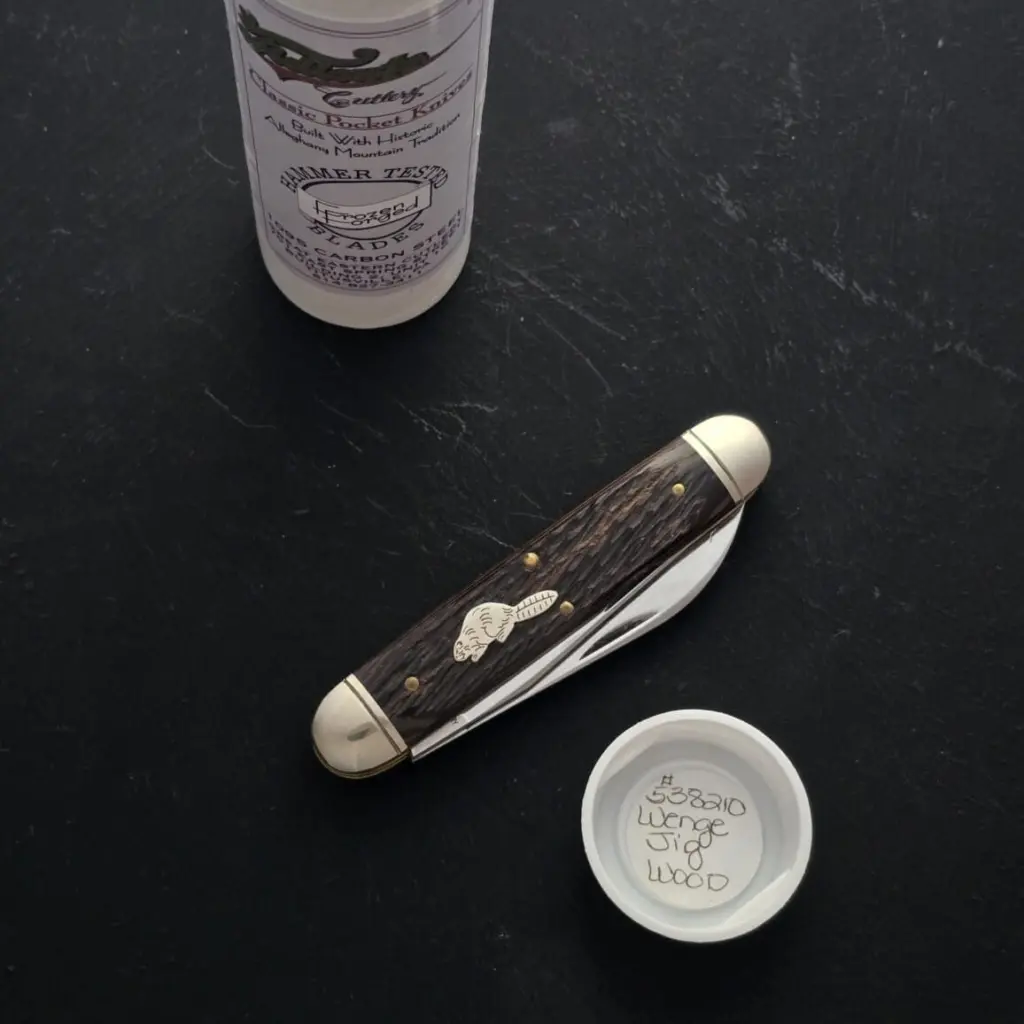 Great Eastern Cutlery #538210 Wenge Jigged Wood Beaver Tail – gallery image 2