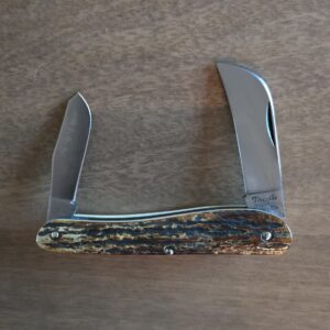 Titusville Cutlery Rooster Comb Genuine Burnt Stag Shadow Pattern 1 of 15 11/2024