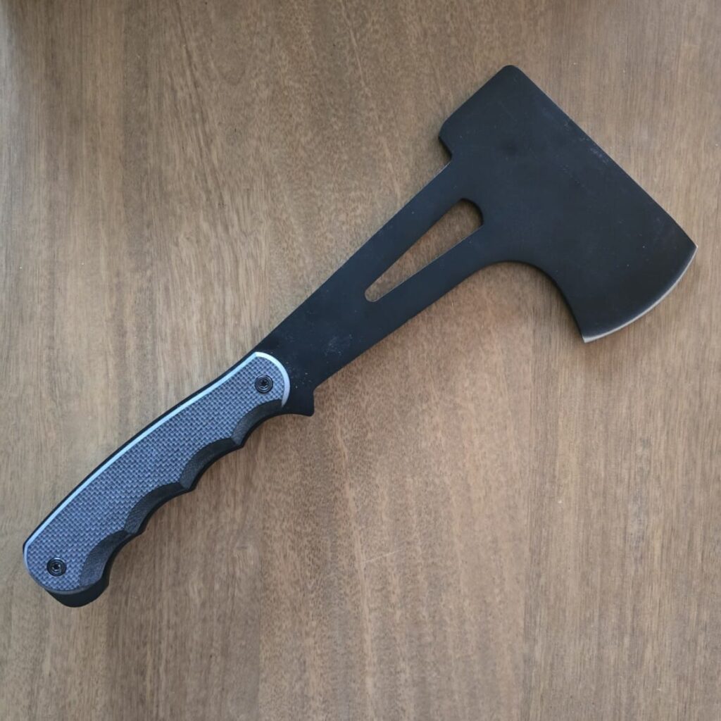 FT Tactical FT-0101 Mantis Tactical Axe in 440c Black Oxide coated steel knife for sale