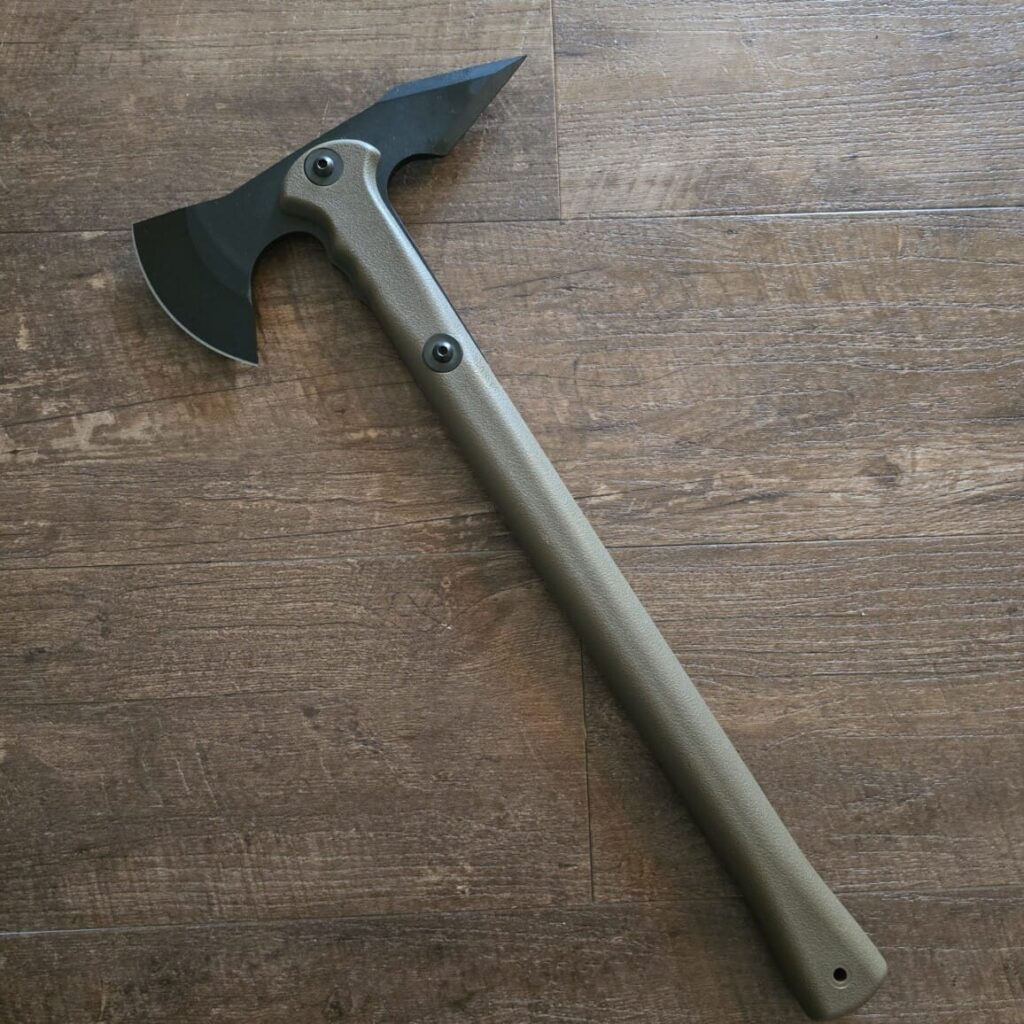 Cold Steel Trench Hawk Drop Forged Axe Flat Dark Earth Brown 90PTHF – gallery image 3