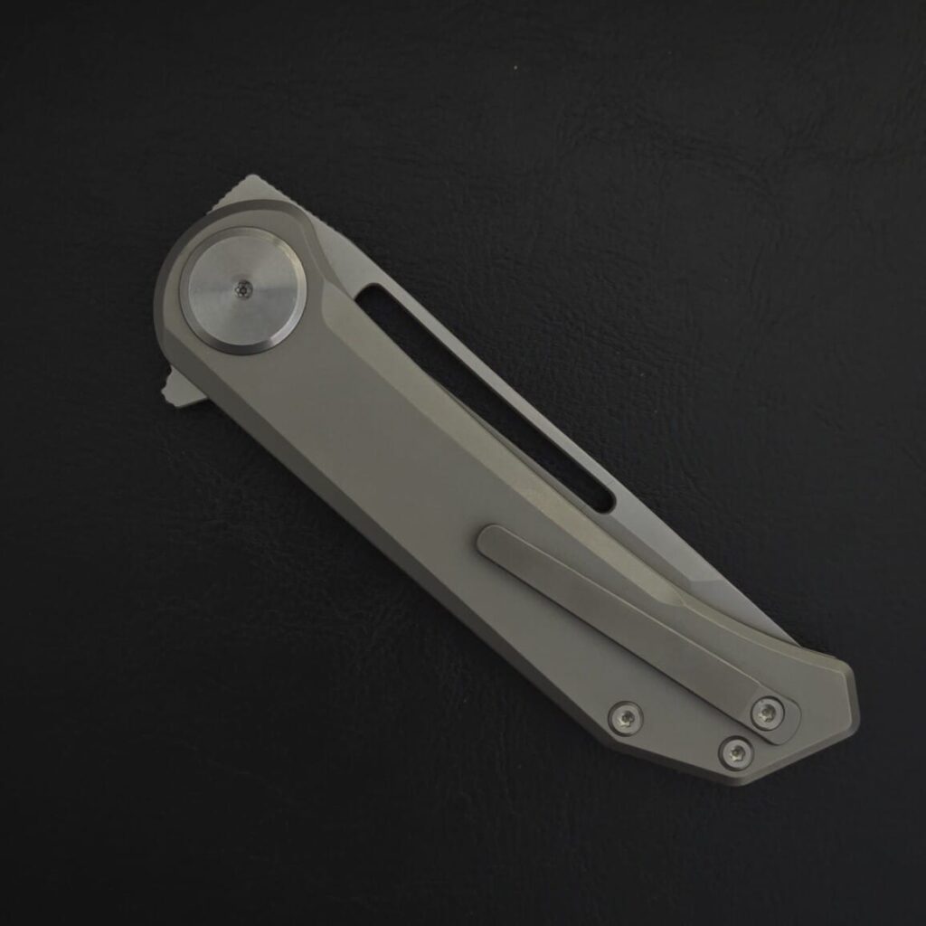 Aurora Knife and Tool Truffles in S35VN + Gray Titanium – gallery image 5