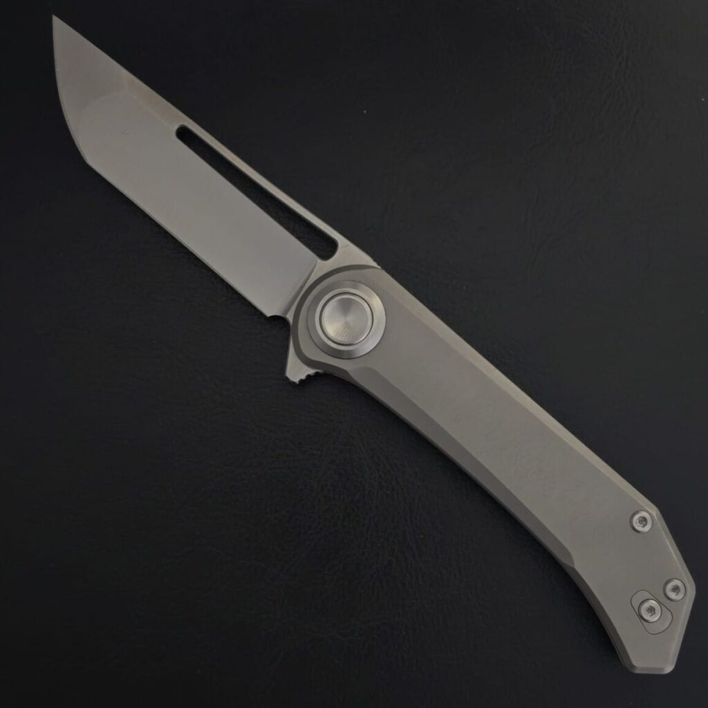 Aurora Knife and Tool Truffles in S35VN + Gray Titanium – gallery image 4