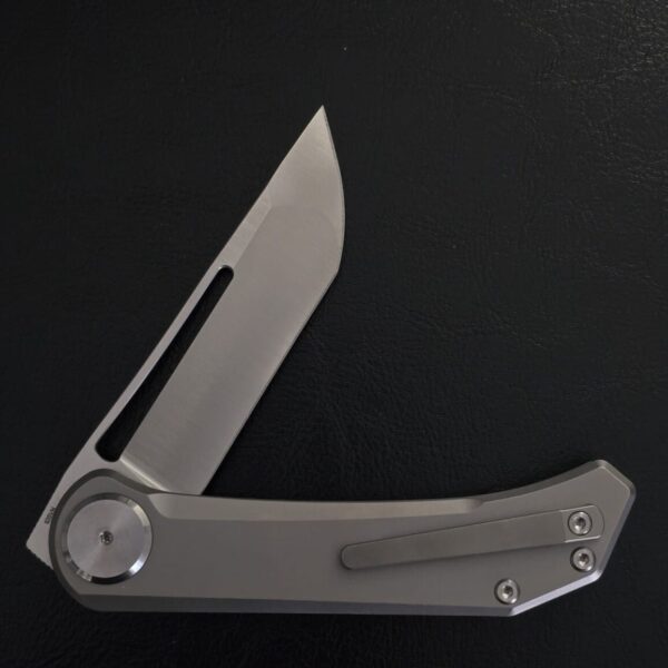 Aurora Knife and Tool Truffles in S35VN + Gray Titanium