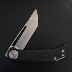 Aurora Knife and Tool, New for 2024 Dark Truffles in S35VN + Blackwashed Titanium