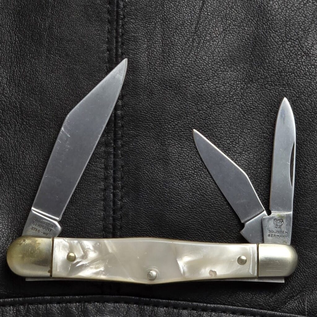 Vintage German Folding Knife Hen & Rooster/ Bertram373c-wf – gallery image 3