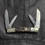 Vintage German Folding Knife Hen & Rooster/ Bertram 324C-AP knives for sale