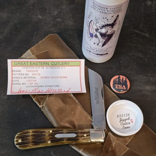 Great Eastern Cutlery #933124 933124 Jigged Calico Bone discounted store model "S" – gallery image 1