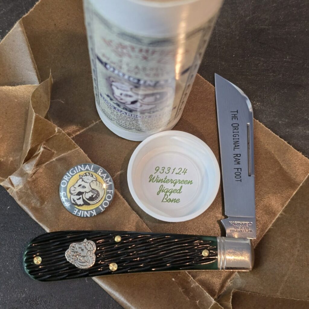 Great Eastern Cutlery #933124 Wintergreen Jigged Bone knife for sale