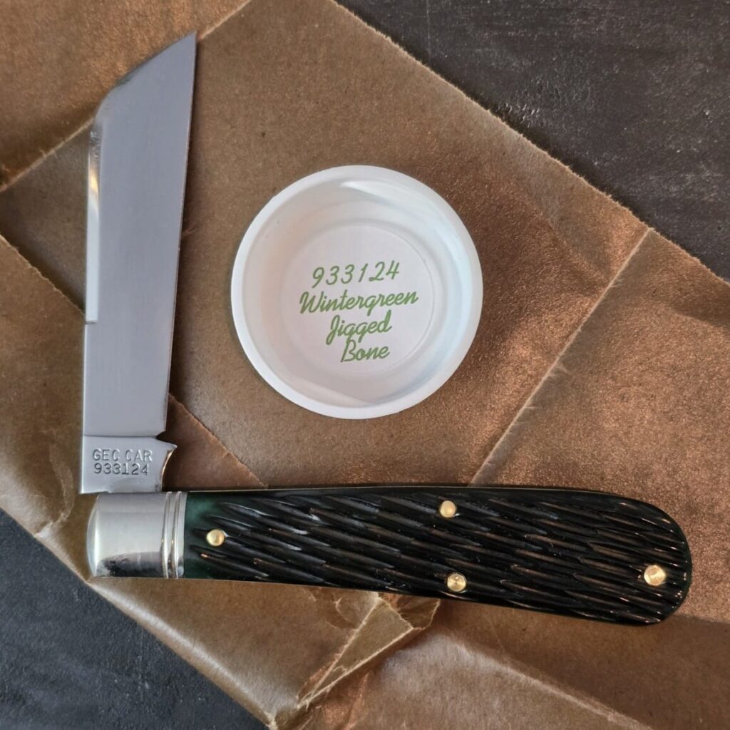 Great Eastern Cutlery #933124 Wintergreen Jigged Bone knife for sale