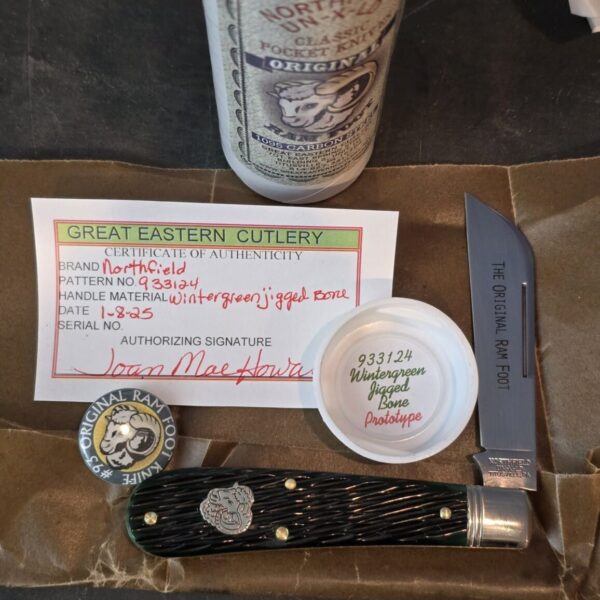 Great Eastern Cutlery #933124 Wintergreen Jigged Bone PROTOTYPE – gallery image 1