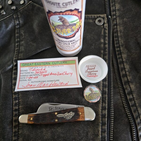 Great Eastern Cutlery #383225 Jigged Brazilian Cherry PROTOTYPE – gallery image 1