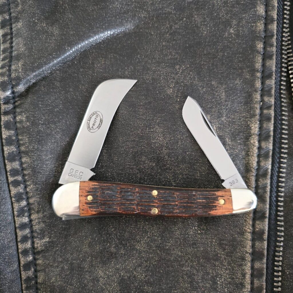 Great Eastern Cutlery #383225 Jigged Brazilian Cherry PROTOTYPE – gallery image 3