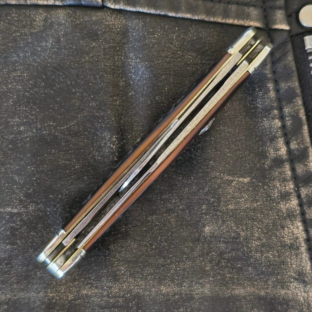 Vintage Boker USA Boy scout Stockman in Brown Jigged Bone USED – gallery image 3
