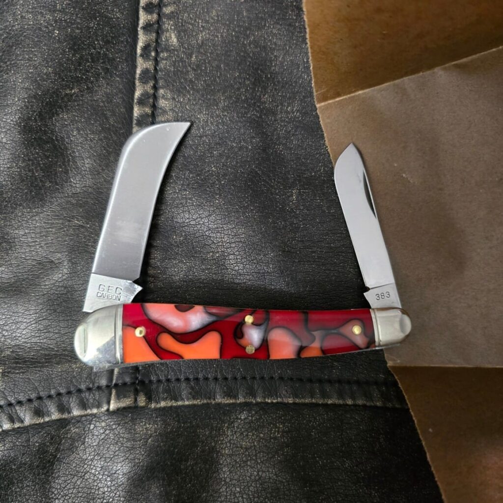 Great Eastern Cutlery #383225 Apples and Oranges Acrylic Satin knife for sale