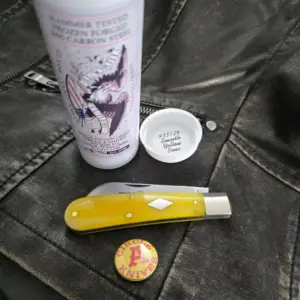 Great Eastern Cutlery #933124 Smooth Yellow Bone SFO for Circle A Knives knife for sale