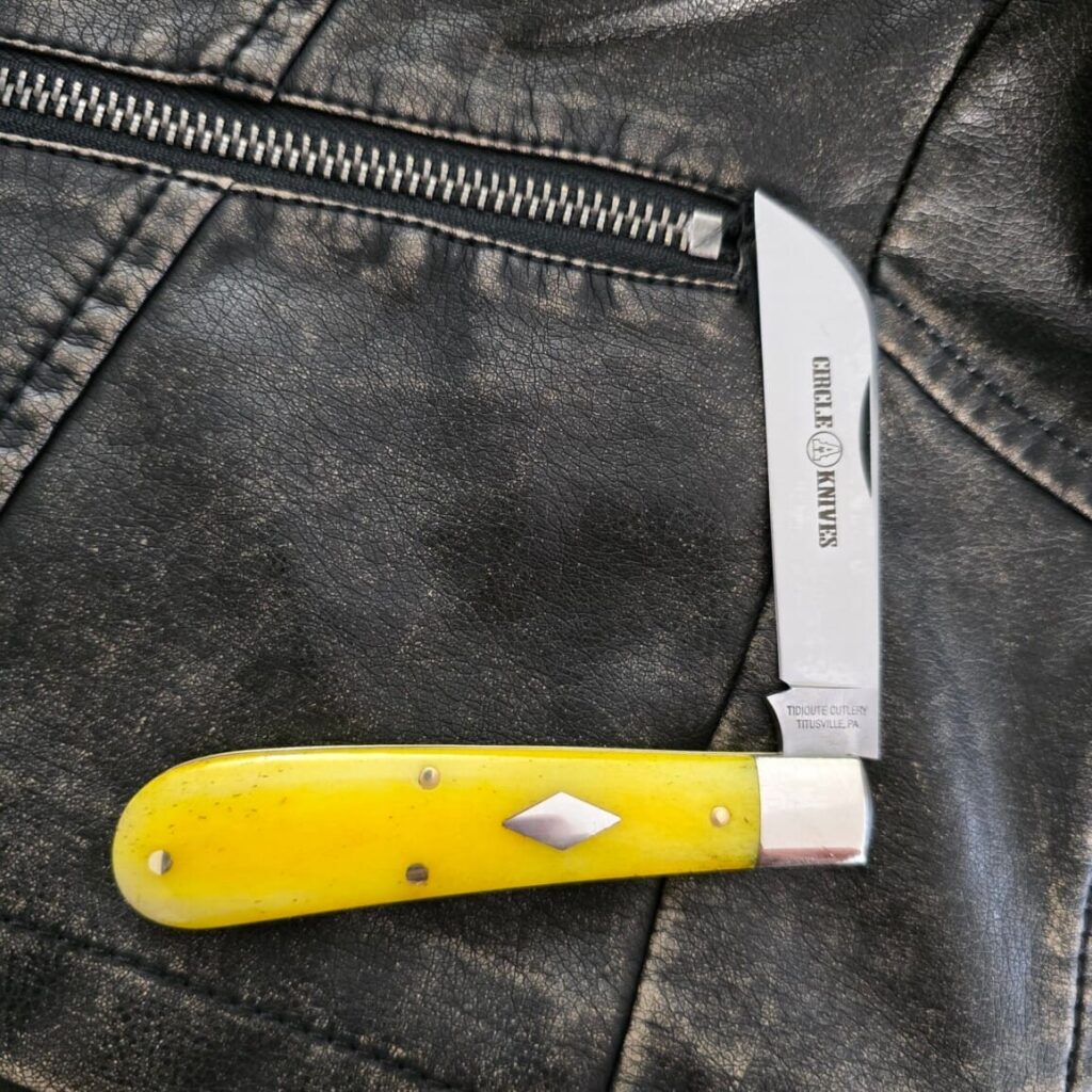 Great Eastern Cutlery #933124 Smooth Yellow Bone SFO for Circle A Knives knife for sale
