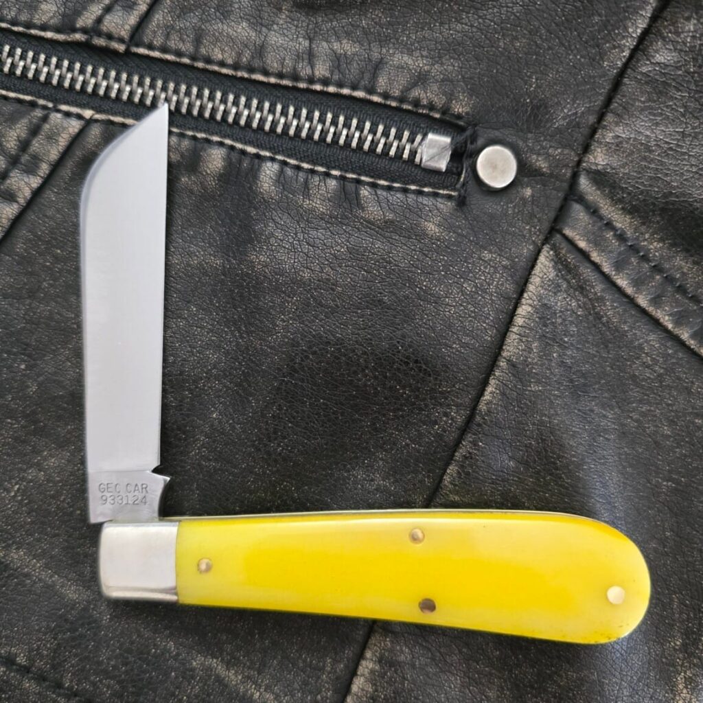Great Eastern Cutlery #933124 Smooth Yellow Bone SFO for Circle A Knives knife for sale