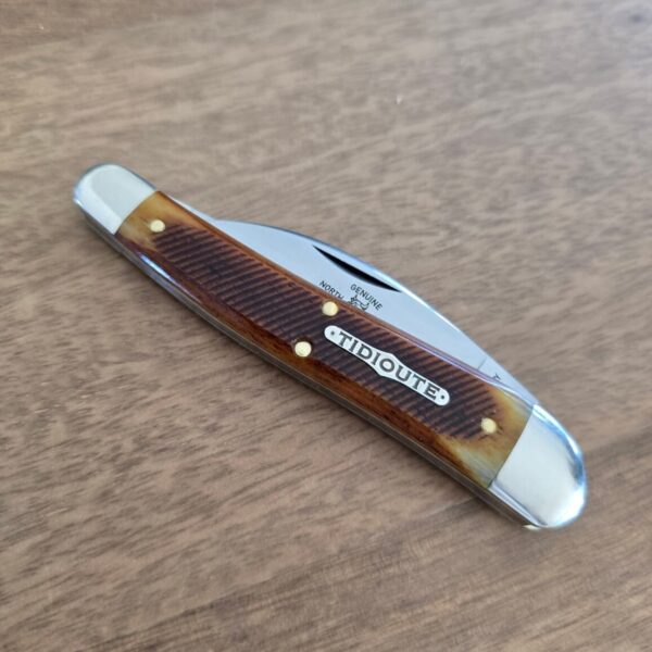 Great Eastern Cutlery #380225 Burnt Orange Sawcut Bone PROTOTYPE