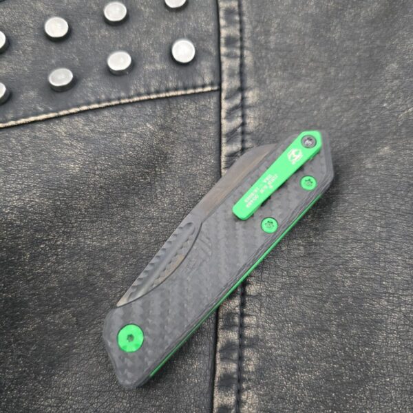 Heretic Jinn DLC Toxic Green Hardware Carbon Fiber H013-6A-CFTX