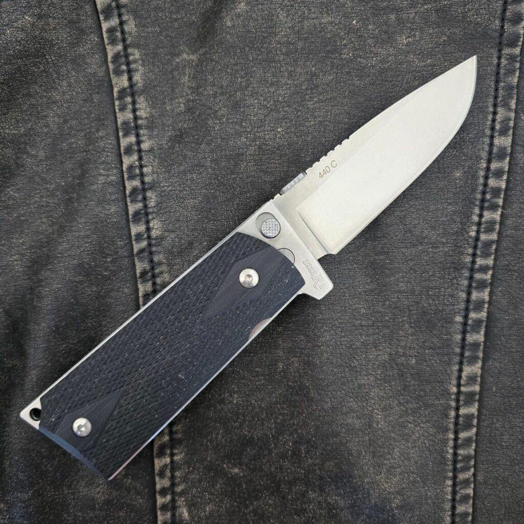 Remington 1911R1 Standard Folding Knife Satin Polished 440C Blade and Black G10 Grips knife for sale