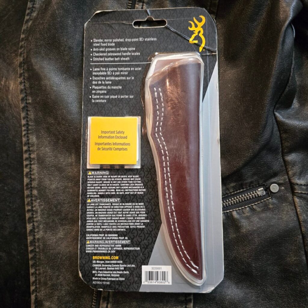 Browning Featherweight Classic knife for sale