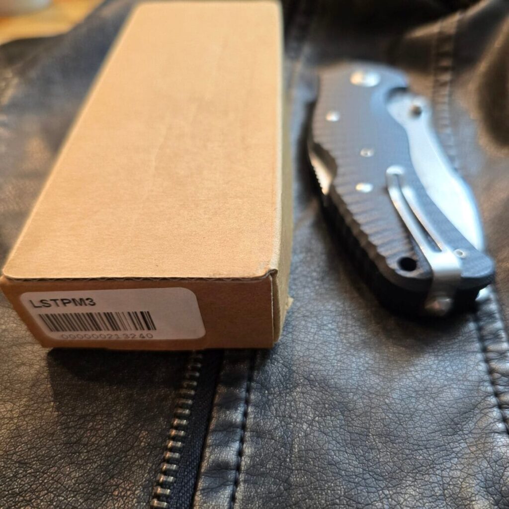 Lion Steel Police Folder 3 Lock Back Knife (Stonewash) LSTPM3 – gallery image 5