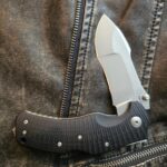 Lion Steel Police Folder 3 Lock Back Knife (Stonewash) LSTPM3