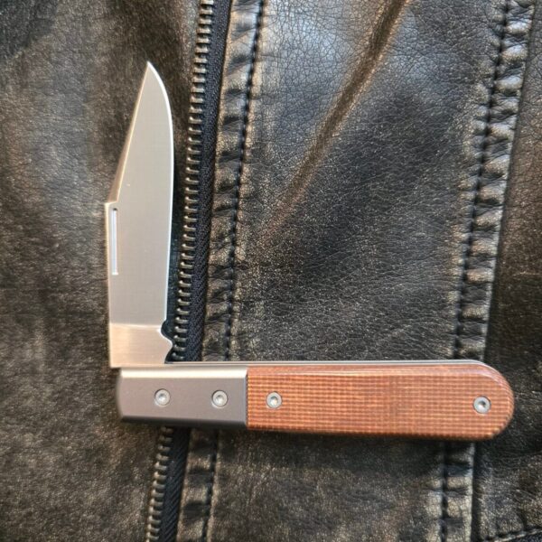 Lionsteel CK Edition in M390 and Brown Micarta – gallery image 1