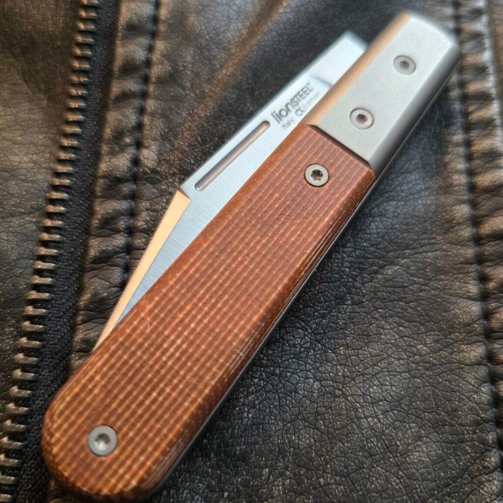 Lionsteel CK Edition in M390 and Brown Micarta – gallery image 5