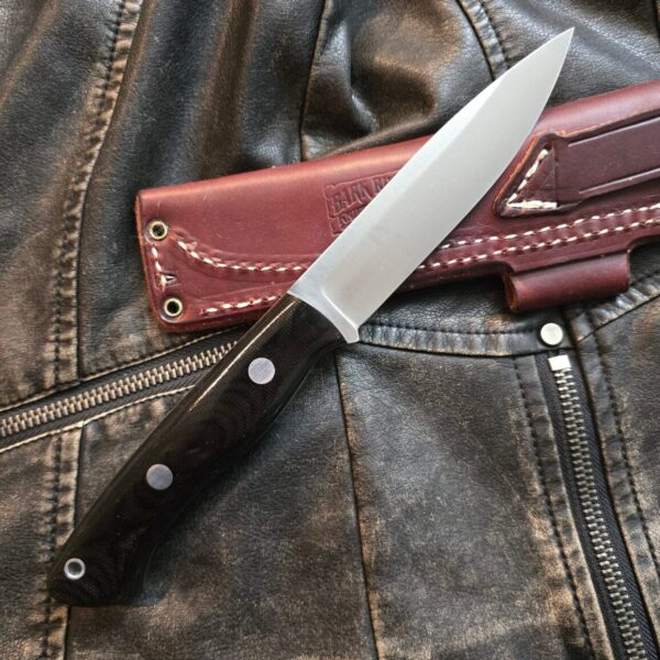 Bark River Aurora in Black Canvas Micarta – gallery image 1