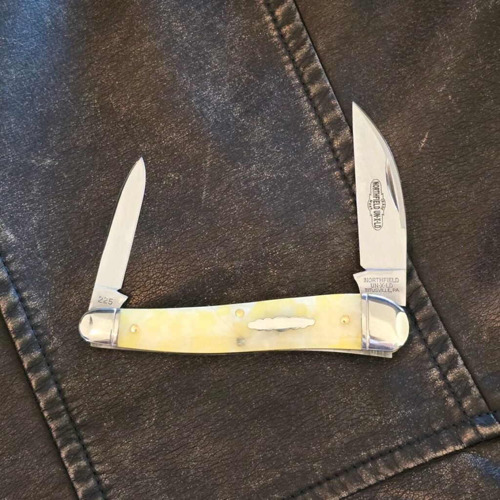 Great Eastern Cutlery #380225 Yellow Snow Acrylic knife for sale